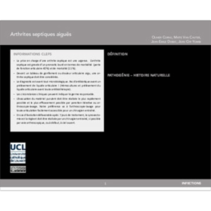 Arthrites septiques aiguës icon