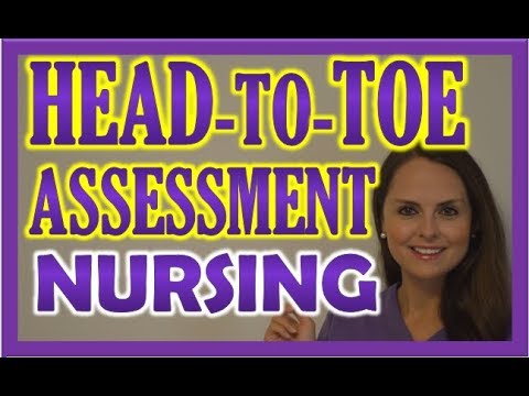 Head-to-Toe Assessment Nursing | Nursing Physical Health Assessment Exam Skills icon