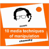 10 Media manipulation strategies by Noam Chomsky icon