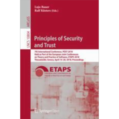 Principles of Security and Trust | SpringerLink icon