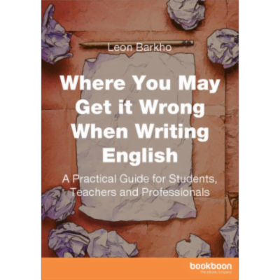 Where You May Get it Wrong When Writing English -  A Practical Guide for Students, Teachers and Professionals icon