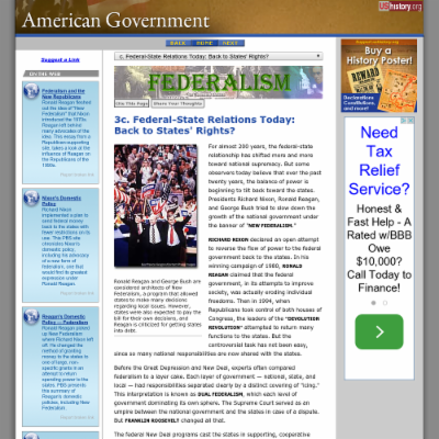 03c. Federal-State Relations Today: Back to States' Rights?