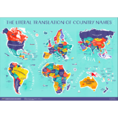 This Incredible Map Shows the Literal Meaning of Every Country's Name icon
