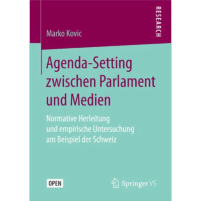 Agenda-Setting zwischen Parlament und Medien | SpringerLink icon