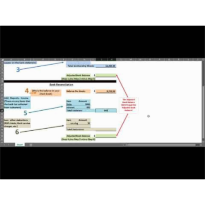 Bank reconciliation walkthrough