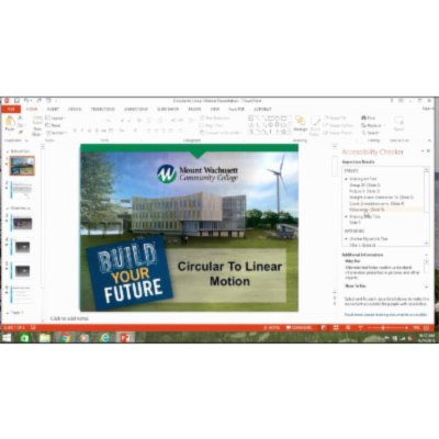 Accessibility Checker in PowerPoint icon