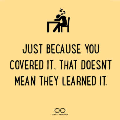 To Learn, Students Need to DO Something | Cult of Pedagogy icon