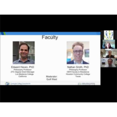 CCCOER Faculty Dialogue : Philosophy icon