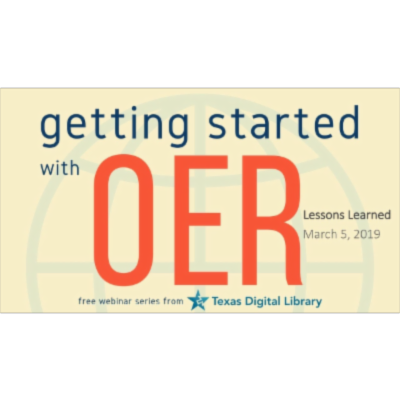 Getting Started with OER: Lessons Learned icon