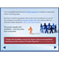 Health Disparities:  People with Developmental Disabilities icon