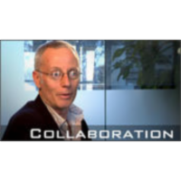 Online teamwork and collaboration icon