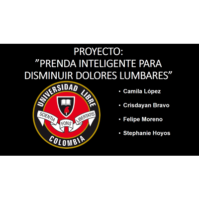 Prenda inteligente para disminuir el dolor lumbar icon