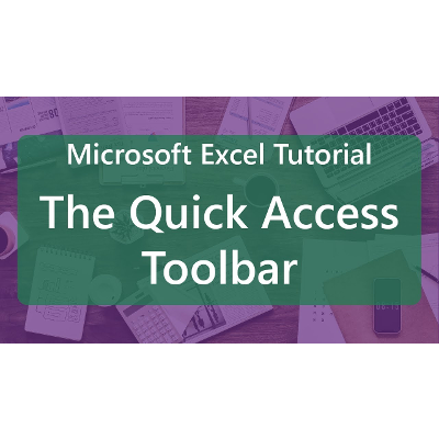 Microsoft Excel Tutorial: Quick Access Toolbar icon