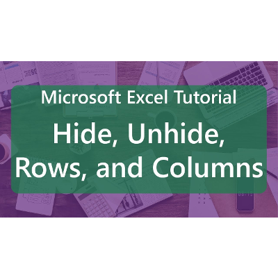 Microsoft Excel Tutorial: Hide, Unhide, Rows, and Columns icon