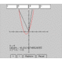 Finding the Length of a Curve icon