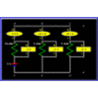 Kirchhoff's rules, circuit 3 (Electronics, Physics) icon