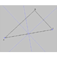 Perpendicular Bisectors of a Right Angled Triangle icon