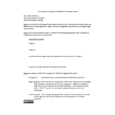 A Short Guide to Writing a Microtheme.pdf icon