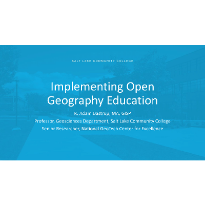 Implementing Open Geography Education icon