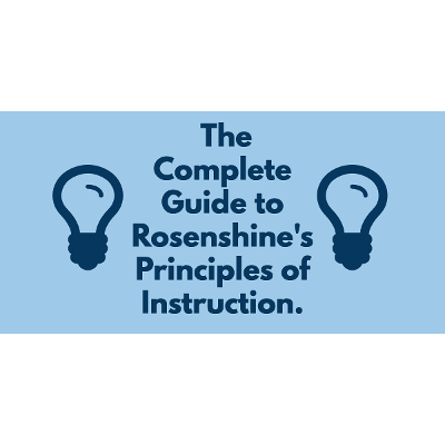 The Complete Guide To Rosenshine's Principles Of Instruction icon
