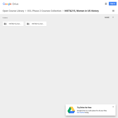 Women in US History (HIST 215) icon