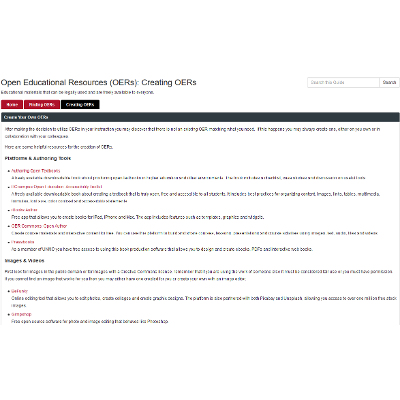 Open Educational Resources (OERs) icon