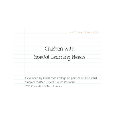 Children with Special Learning Needs - CHLD 240 icon