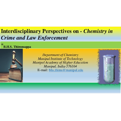 Interdisciplinary Perspectives on - Chemistry in Crime and Law Enforc… icon
