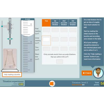 Titration screen experiment icon