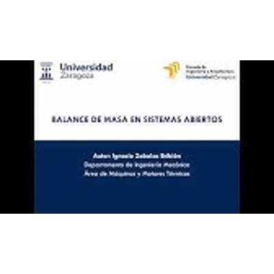 Balance de energía en sistemas abiertos icon