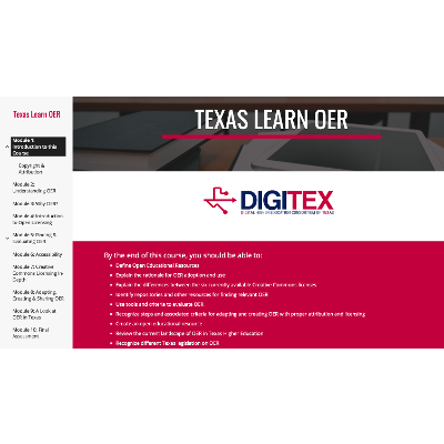 Texas Learn OER icon