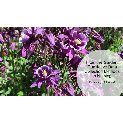From the garden:  Qualitative data collection methods in nursing.