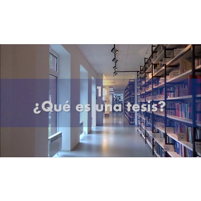 Time 1 Qué es una tesis. icon