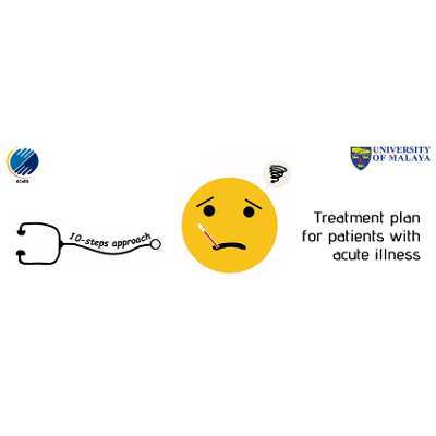 Treatment plan for patients with acute illness icon