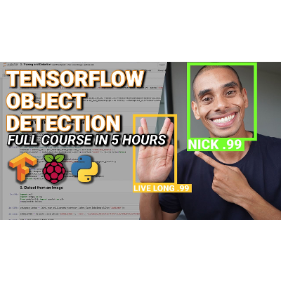 Tensorflow Object Detection in 5 Hours with Python | Full Course with 3 Projects icon