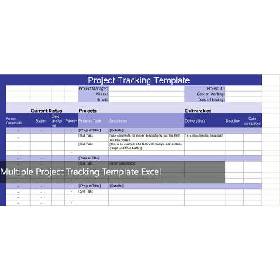 Multiple Project Tracking Template - PMITOOLS icon