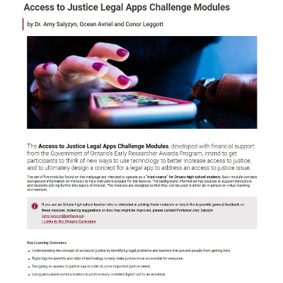 Access to Justice Legal Apps Challenge Modules icon