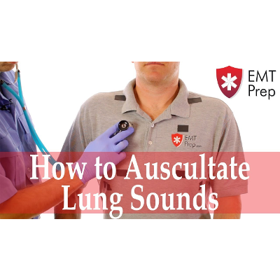 How to Auscultate Lung Sounds - EMTprep.com icon