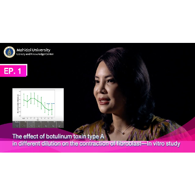 The effect of botulinum toxin type A in different dilution on the contraction of fibroblast—In vitro study