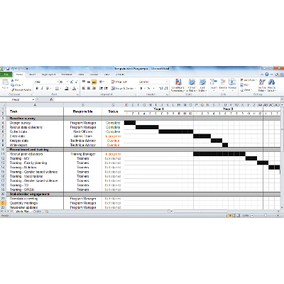 Project Work Plan Template icon