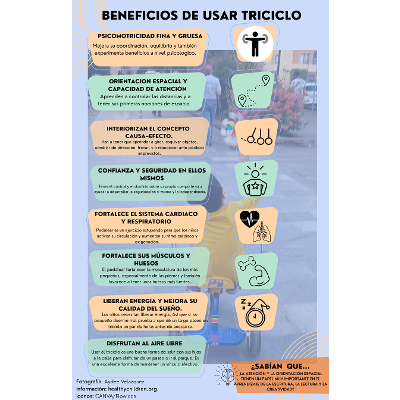 Beneficios del uso de triciclo para los niños icon