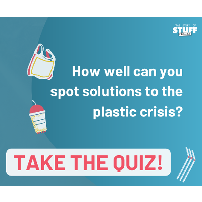 Can you spot real plastic solutions? Story of Stuff Project icon