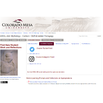 OER-Enabled Pedagogy for Mythology icon