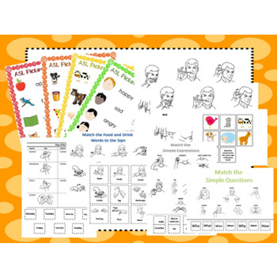 American Sign Language Curriculum Download Preschool-Kindergarten. Worksheets a