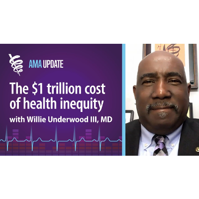 Why health equity is a medical and economic priority with Willie Underwood III, MD, MSc, MPH icon