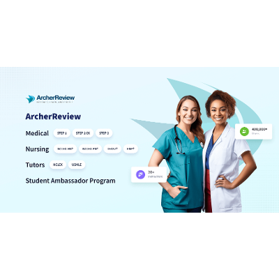 Archer Review | NCLEX, FNP, TEAS 7, USMLE Exam Prep - Affordable & Effective icon