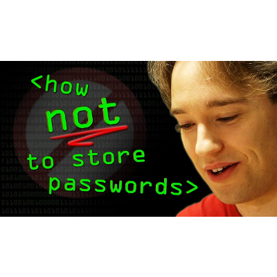 How NOT to Store Passwords! - Computerphile