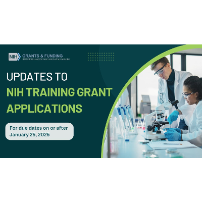Updates to NIH Training Grant Applications icon