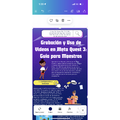 Grabación y uso de videos con Meta Quest 3 icon