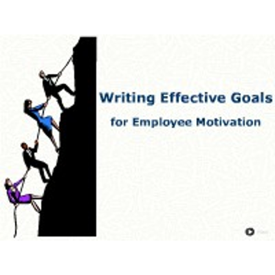 Writing Effective Goals for Employee Motivation icon